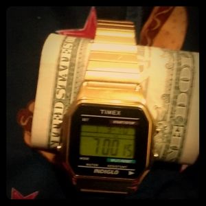 Gold timer watch